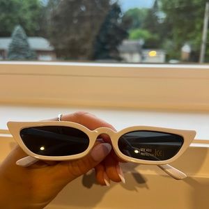 White sunglasses